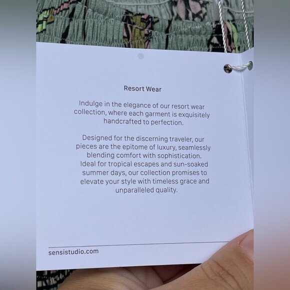 SENSI STUDIO  ELASTICIZED BODICE MAXI DRESS XL - Picture 10 of 14